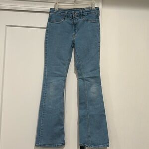 H&M girls flare low waist jeans size 12
